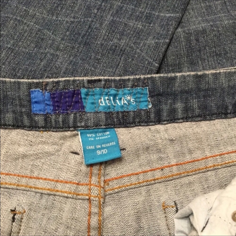 dELIA’s Boot Cut Distressed Mid Rise Jeans 9/10 - Picture 7 of 8